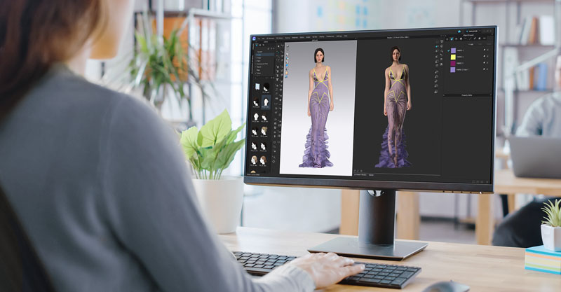 Modellistica 3d abiti moda